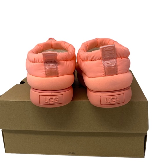 UGG Maxi Clog Pink Winter Boots Textile Wool Women's Size 1130830 SWTHR - Picture 5 of 11